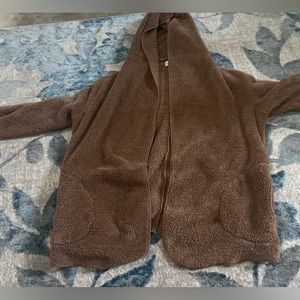 Vanilla Bay Brown Fuzz Sweater